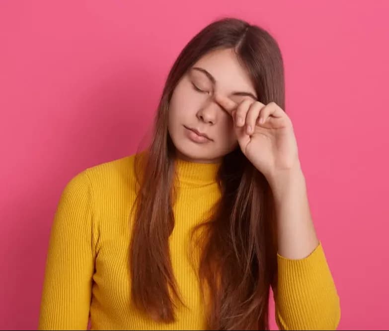 CVS arba DES simptomai