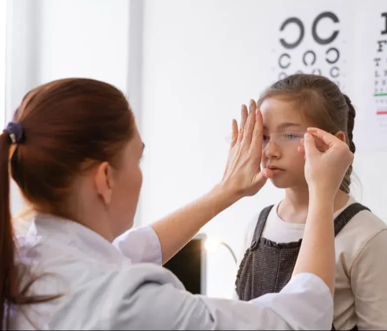 علاج الغمش لدى الأطفال